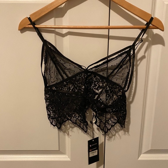 Black Bralette lace top in size small - Picture 2 of 2